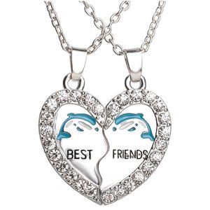 Akyol - Vriendschapsketting - Bff ketting voor 2 - Bff ketting - Best friends - Best friends ketting - Dolfijn ketting - Cadeau voor vriend