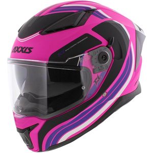 Axxis Panther SV integraalhelm met zonnevizier Tribute mat roze XL - Motorhelm / Scooterhelm / Brommerhelm