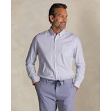 NZA - Blauw - Overhemd - Katoen - Geruit met Knoopsluiting