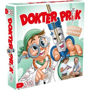 Identity Games Dokter Prik: Lachen is het beste medicijn! Geschikt voor 3-8 spelers vanaf 6 jaar