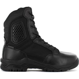 MAGNUM Strike Force 8.0 SideZip WP Waterproof - Heren Tactical Boots Tactische Laarzen Zwart M000098385 - Maat EU 44.5 UK 10.5