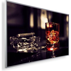 Infrarood Verwarmingspaneel 300W met fotomotief en Smart Thermostaat (5 jaar Garantie) - Cigar Whiskey 167