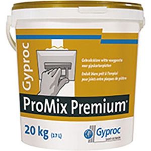 Gyproc ProMix Premium - Afwerkingspasta - Wit - 20 kg
