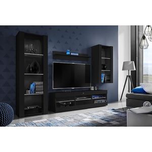 Equivera platenspeler meubel - lp kast - platenspeler kast - vinyl kast - lp meubel - platen kast