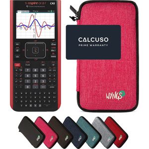 CALCUSO Basispakket roze met Grafische Rekenmachine TI Nspire CX II-T CAS