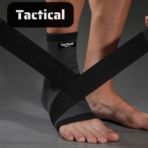 Tactical Enkelbrace – Premium Enkelondersteuning voor Sporters - Verstelbare Enkelbescherming voor MMA, Kickboksen, Voetbal & Hardlopen - Maat XL