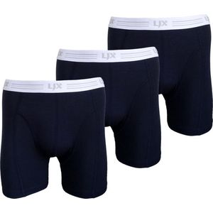 Lumberjax - 3 pack - Premium Bamboe Heren Boxershorts - Maat M - Marine Blauw