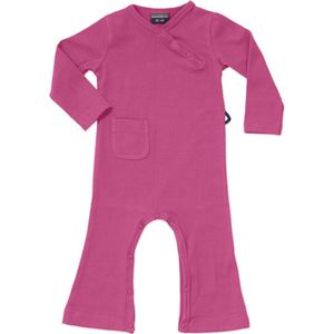 Silky Label jumpsuit supreme pink - Wijde Pijp - maat 74/80 - roze