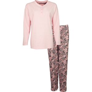 Tenderness Dames Pyjama - Katoen - Roze - Maat XL