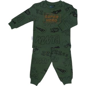 Frogs and Dogs - Pyjama Superheld - Groen - Maat 104 - Jongens