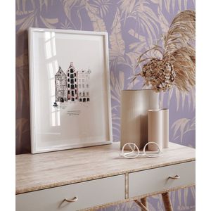 Behang op rol - Palm Paradise lilac
