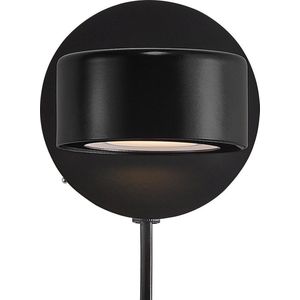 Nordlux Clyde wandlamp - ingebouwd LED - 13,5 cm diep - draaibaar - zwart