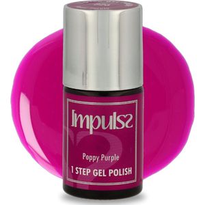 Impulss Gellak Gel Polish Poppy Purple - Gel Nagellak - Gellak Set - Anti-chip - Poppy Purple