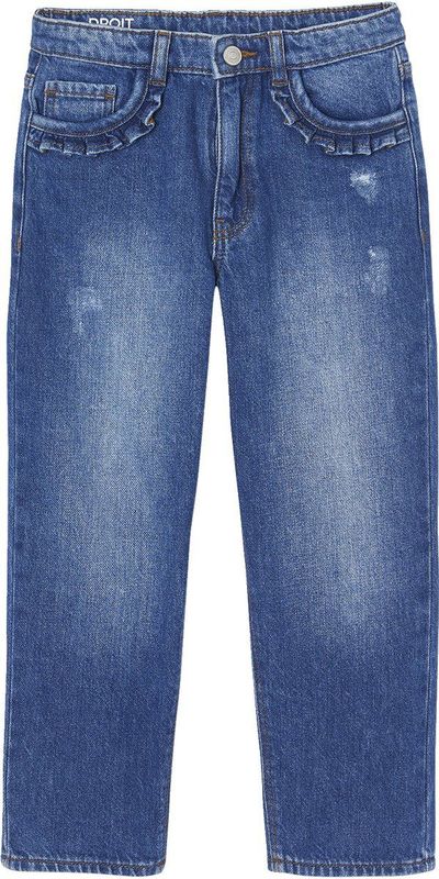 MorphologiK - Rechte Jeans - Donkerblauw - Heupomvang Medium - Verstelbare Taille