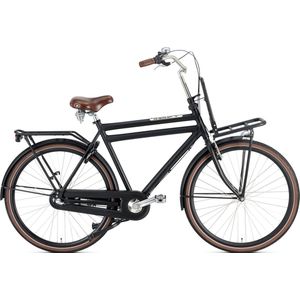 Popal - Cargo Aluminium N3 - Transportfiets - Mat Zwart - Aluminium Frame - Heren