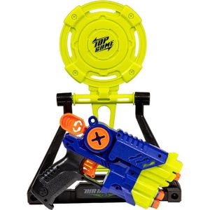Air blaster - pijltjes pistool - speelgoed geweer - met target - schuimrubberen pijltjes -met schietdoel - single shot set - nerf game - schiet spel - speelgoed pistool - met target en pijltjes