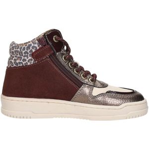 Develab - Veterschoen Hoog - Bordeaux - Casual Schoenen