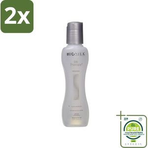 Biosilk - Haarserum - Silk Therapy - Original - 67ml - Voordeelverpakking - 2 stuks - Haarserum - Zijde