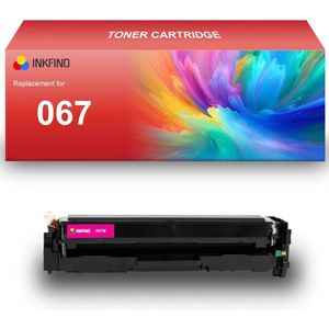 INKFIND 067 Magenta tonercartridge compatibel met Canon 067 Magenta toner cartridge - 1-pack Magenta