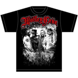 Motley Crue - Greatest Hits Band Shot Heren T-shirt - XL - Zwart