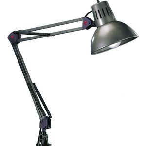 TRIO Leuchten TAJO - Bureaulamp - E27 fitting - Aluminiumkleurig