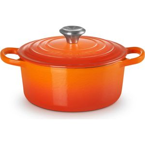 Le Creuset - Signature - Braadpan - Oranjerood - Gietijzer - Ø 18 cm
