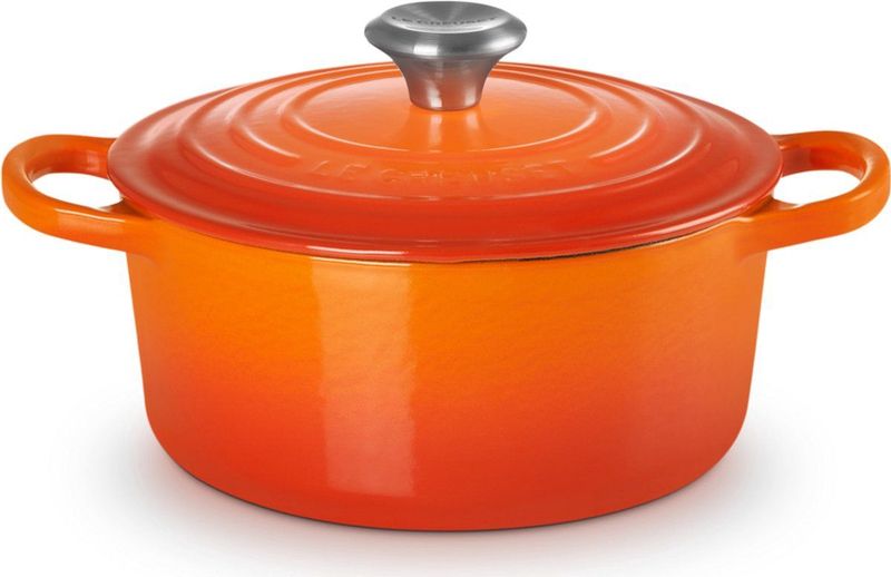 Le Creuset - Signature - Braadpan - Oranjerood - Gietijzer - Ø 18 cm