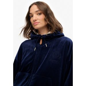 Superdry - W2012544A - Velours Ziphood - Rood - Casual - Polyester