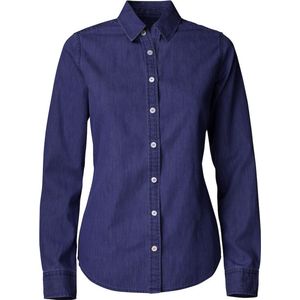 Cutter & Buck Ellensburg Denim Shirt Dames 352405 - Donker Indigo - S