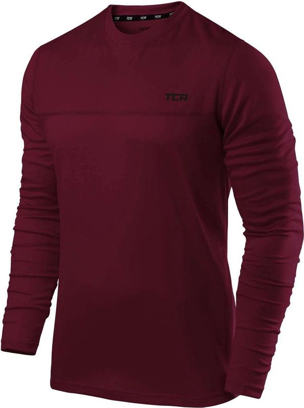 TCA - Element - Hardloop Top - Blauw - Lange Mouw