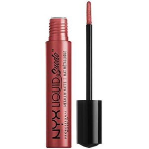 NYX Suede Matte Metallic Liquid Lipstick - Bella