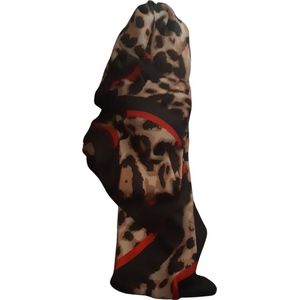 TWOA-Luxe zijden stola sjaal- 180 x 90 cm – tijgerprint zijde