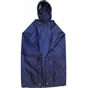 Poncho - Navy - Lichtgewicht - Met Capuchon - Waterproof - 200 x 145 cm