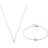 Beloro Jewels - Regalo d'Amore - Sieradenset - Goudkleurig - 9 Karaat