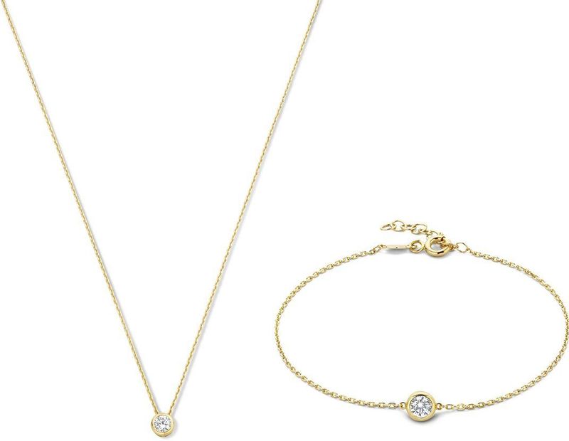 Beloro Jewels - Regalo d'Amore - Sieradenset - Goudkleurig - 9 Karaat