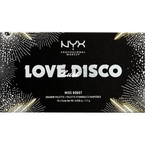 Nyx Professional Makeup - Love Lust Disco Oogschaduw Palette - Miss Robot