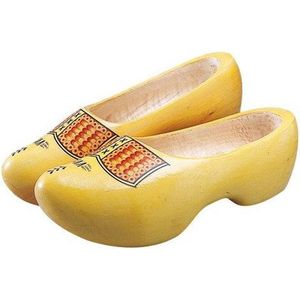 Gevavi VV Houten Trip Geel Geïmpregneerd Klompen Uniseks