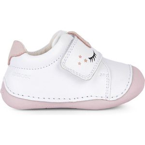 GEOX B TUTIM B Sneakers - WHITE/LT ROSE - Maat 19