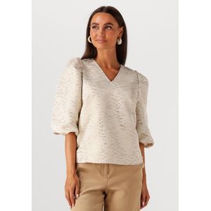NUKUS - Mirthe Top - Shirt - Ecru