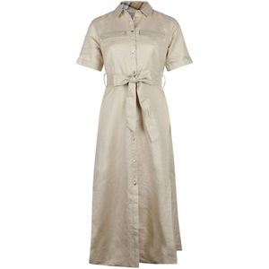 Barbour Lange Jurk Margaret Ecru