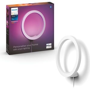 Philips Hue Sana Wandlamp - White and Color Ambiance - Gëintegreerd LED - Wit - 20W- Bluetooth