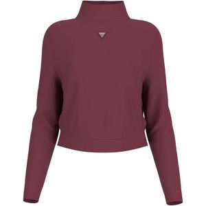 Guess - Olympe - Sweatshirt - Grape Violet - Hoge Kraag - Vrouwen