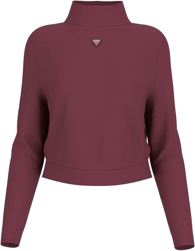 Guess - Olympe - Sweatshirt - Grape Violet - Hoge Kraag - Vrouwen
