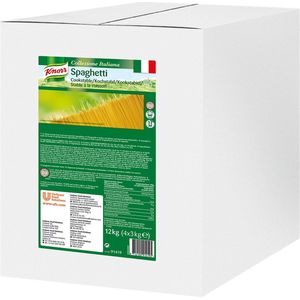 Knorr Spaghetti kookstabiel 4 zakken x 3 kilo