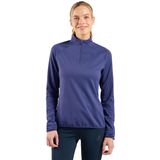 Odlo Zeroweight Warm Sweatshirt Met Halve Rits Blauw XS Vrouw
