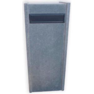 Belgische blauwsteen brievenbus met klep