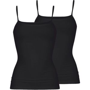 Mey Dames spaghettitop 2 pack Organic