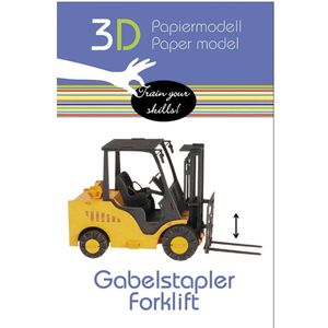 3D puzzel en bouwpakket vork heftruck