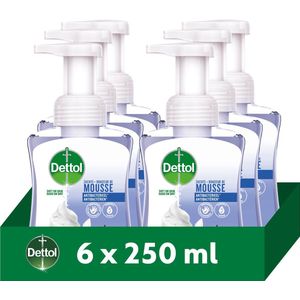 Dettol - Handzeep - Zachte Mousse - Antibacterieel - Orchidee & Vanille - 6 x 250 ml