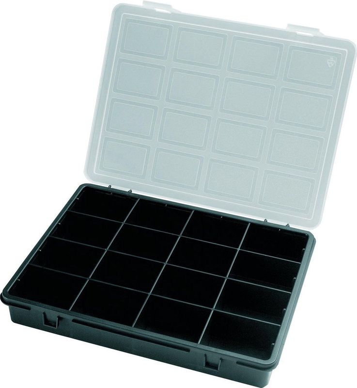 ArtPlast - ZA1581 - Organizer - Zwart - Kunststof - 16 Vakken - L 242 x P 188 x H 37 mm